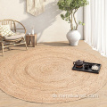 Natürliche personalisierte minimalistische kundenspezifische Runde Teppichmatten